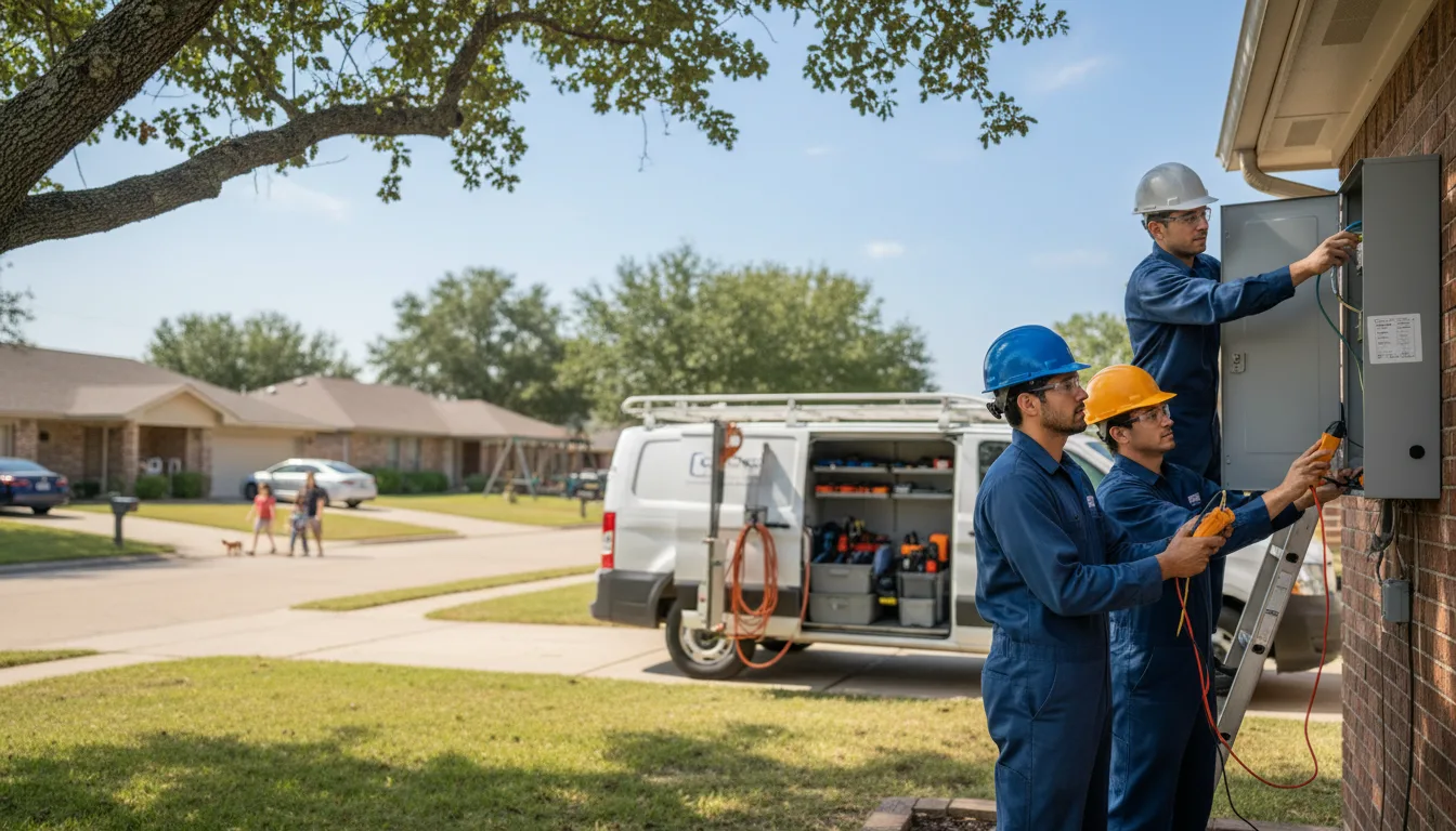 Certified electrician providing emergency electrical services in Odebolt, IA